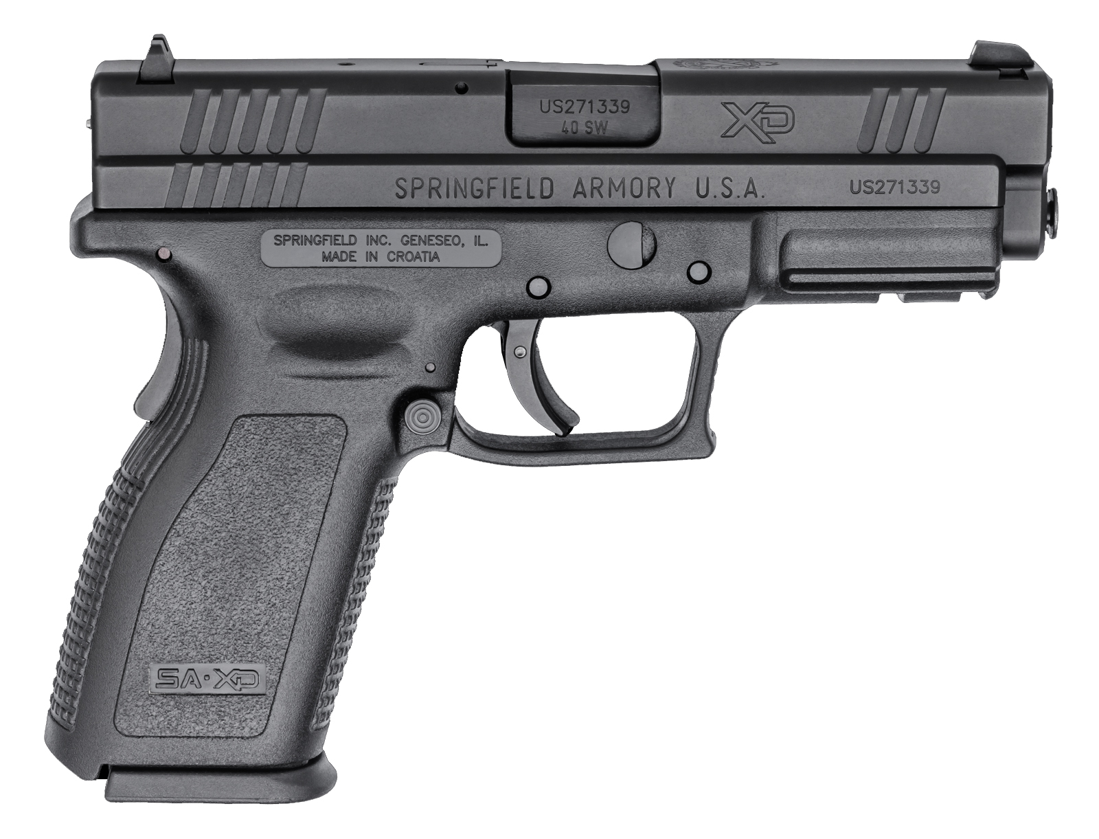 Springfield Armory Xd 40s&w Black 4" 10+1