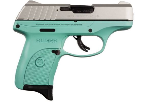 Ruger Ec9s 9mm Ss-turquoise 7+1 Fs