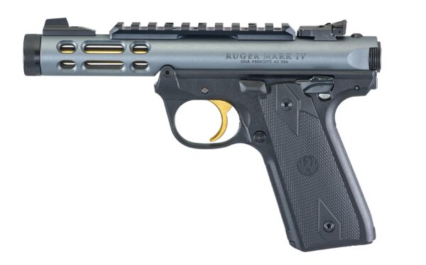 Ruger Mkiv 22-45 Lt 22lr Gr-gld 4.4"