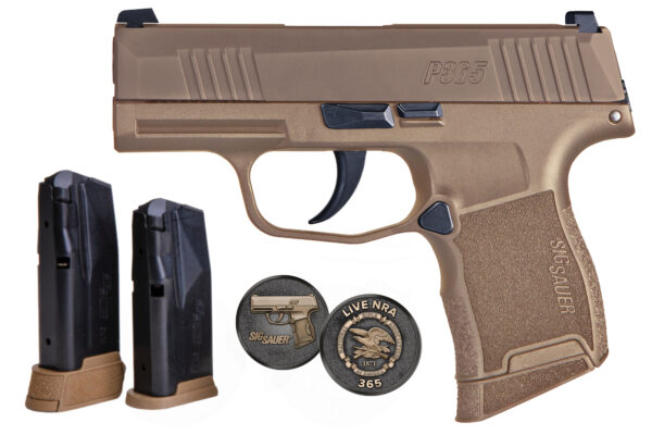 SIG SAUER P365 9mm 10+1 Coyote Nra Ns